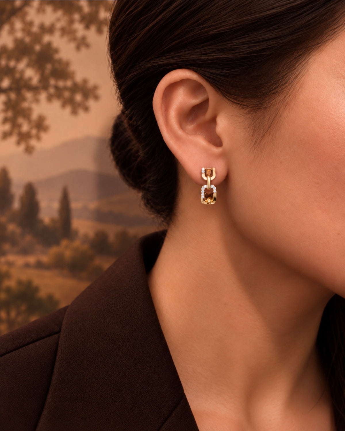 Link Hoop Earrings