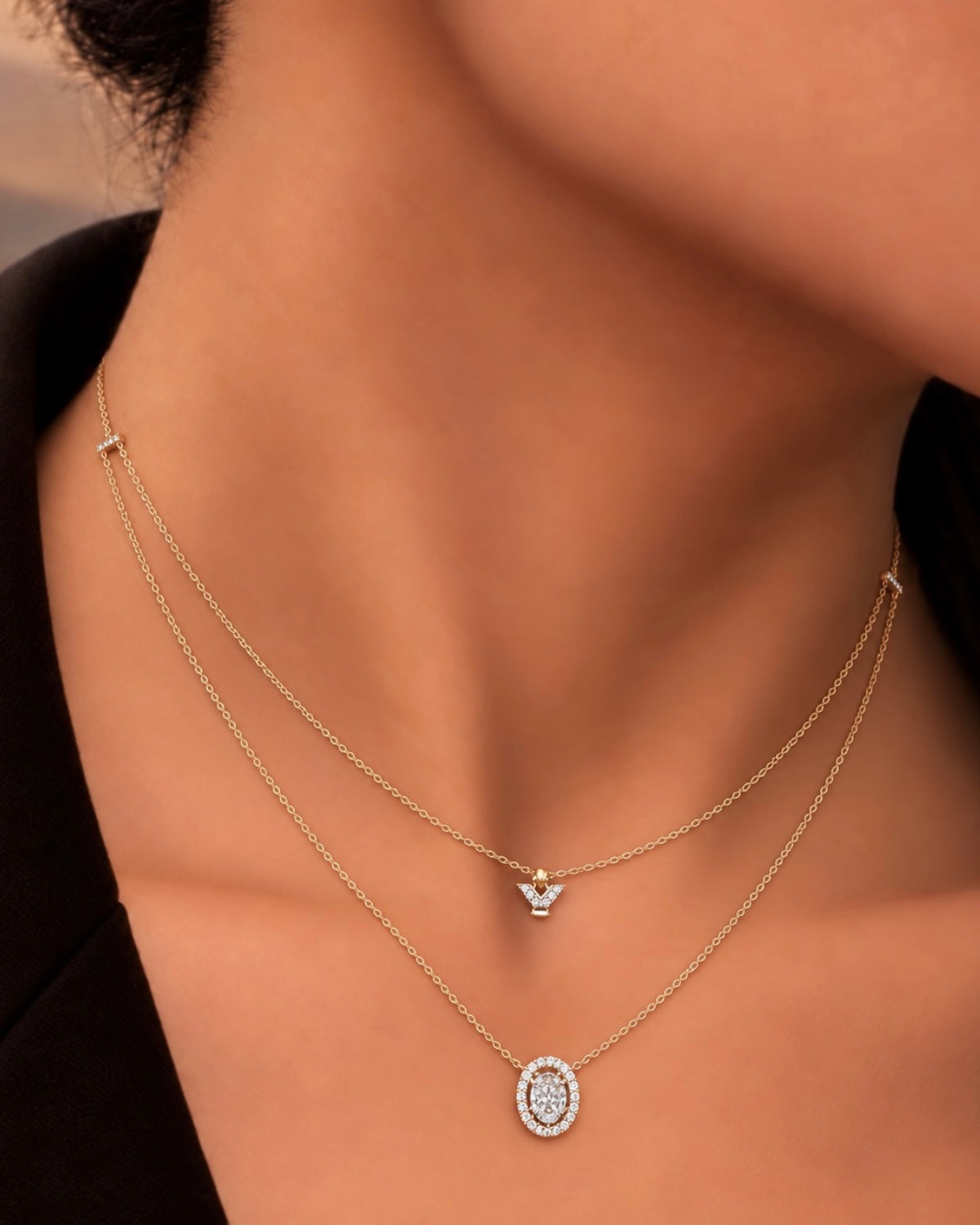 Origin Layered Pendant Necklace