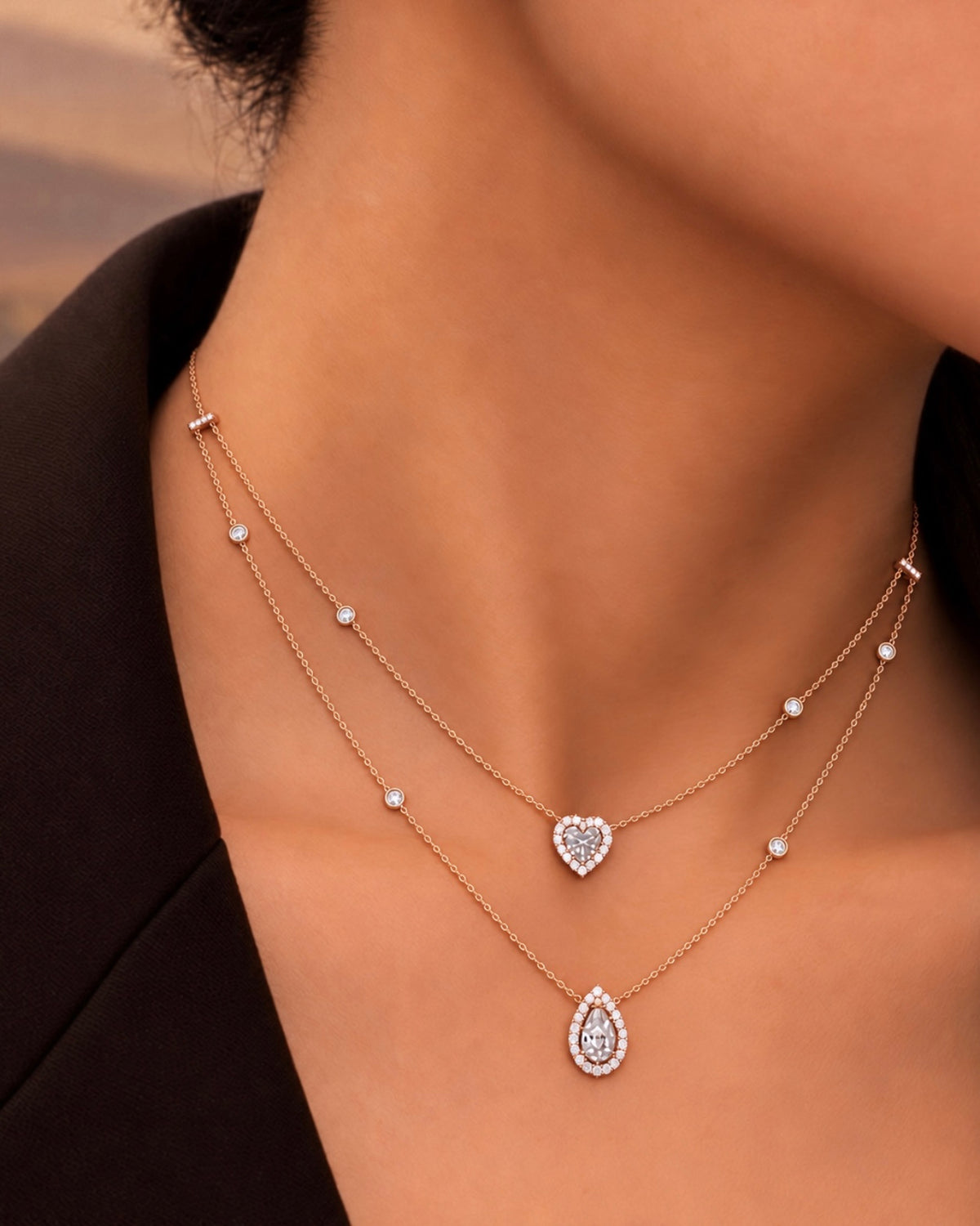 Essence Layered Pendant Necklace