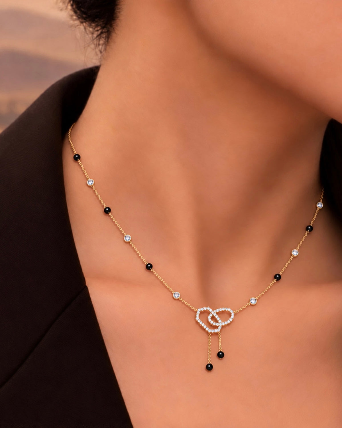 Riva Drop Pendant Necklace