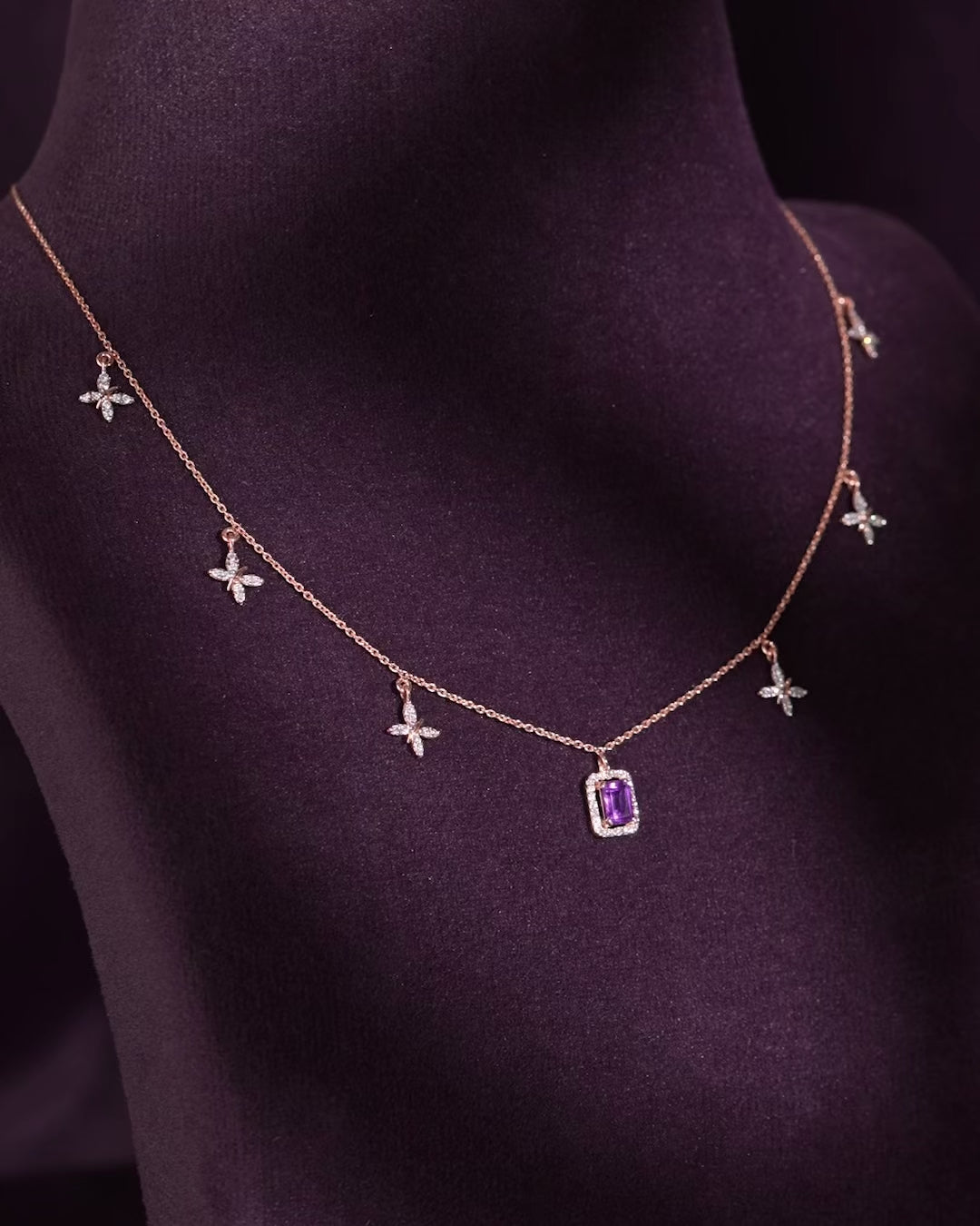 Nova Wing Charm Necklace